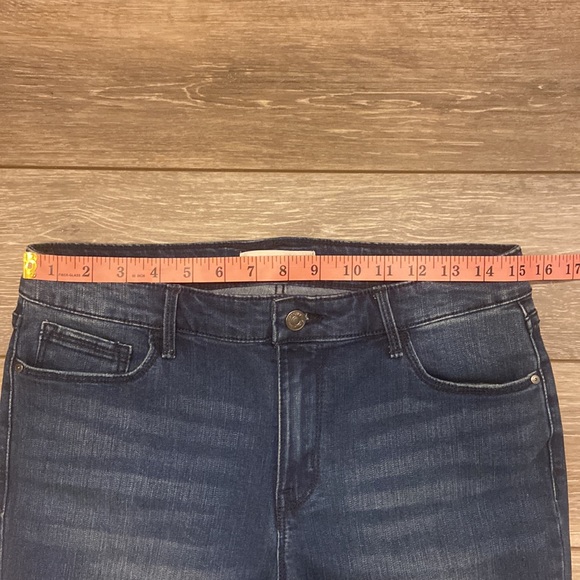 SOCIAL STANDARD BY SANCTUARY KICK CROP MID RISE JEANS SIZE 10 BLUE - Picture 3 of 16